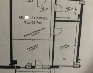 Appartement 2 chambres à vendre dans Cluj-napoca, zone Marasti