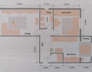 Appartement 2 chambres à vendre dans Cluj-napoca, zone Zorilor