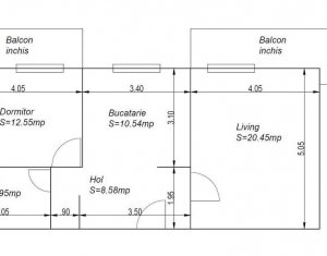 Lakás 2 szobák eladó on Cluj-napoca, Zóna Manastur