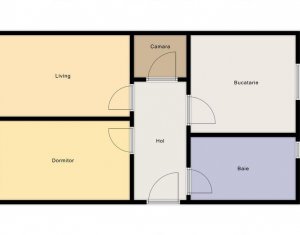 Appartement 2 chambres à vendre dans Cluj-napoca, zone Centru