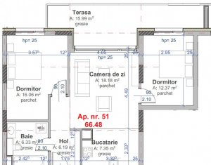 Lakás 3 szobák eladó on Cluj-napoca, Zóna Marasti