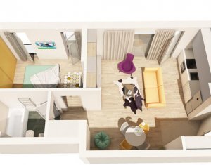 Lakás 2 szobák eladó on Cluj-napoca, Zóna Centru