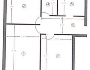 Lakás 3 szobák eladó on Cluj-napoca, Zóna Manastur