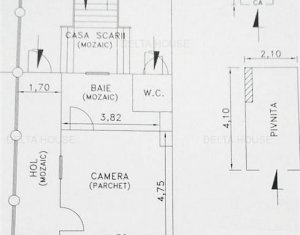 Lakás 1 szobák eladó on Cluj-napoca, Zóna Centru