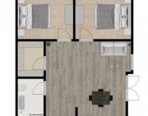 Lakás 3 szobák eladó on Floresti