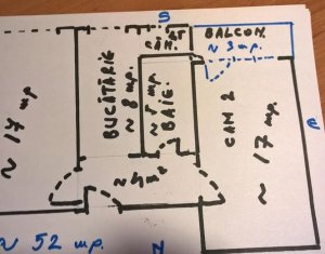 Lakás 2 szobák eladó on Cluj-napoca, Zóna Manastur