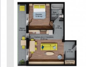 Lakás 2 szobák eladó on Baciu