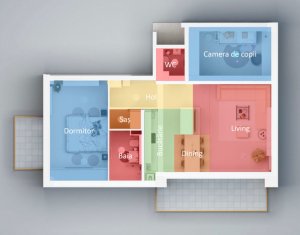 Appartement 3 chambres à vendre dans Cluj-napoca, zone Iris