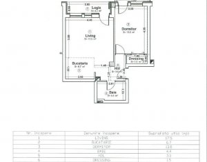 Appartement 2 chambres à vendre dans Cluj-napoca, zone Marasti