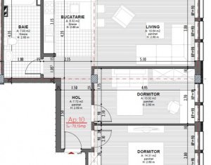 Lakás 3 szobák eladó on Cluj-napoca, Zóna Centru