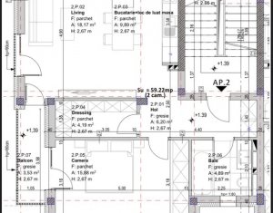 Appartement 2 chambres à vendre dans Cluj-napoca