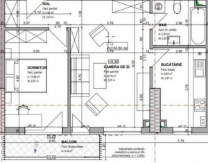 , 54.84m2 on Cluj-napoca, Zóna Iris