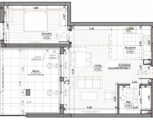 Appartement 2 chambres à louer dans Cluj-napoca, zone Zorilor