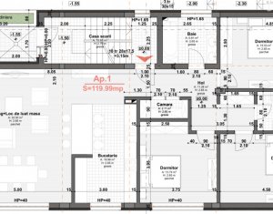 Appartement 4 chambres à vendre dans Cluj-napoca, zone Gheorgheni