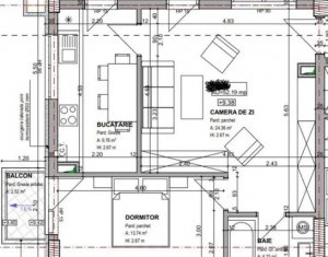 Appartement 2 chambres à vendre dans Cluj-napoca, zone Gara