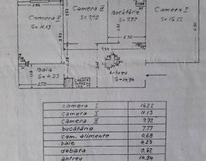 Appartement 3 chambres à vendre dans Cluj-napoca, zone Marasti