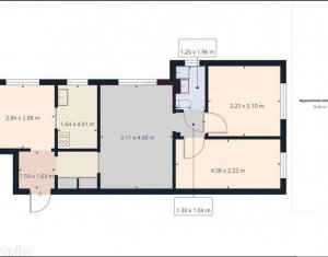 , 56m2 dans Cluj-napoca, zone Manastur