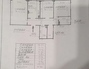 Appartement 3 chambres à vendre dans Cluj-napoca, zone Manastur