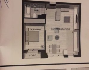 Appartement 2 chambres à vendre dans Floresti