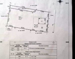 Vanzare casa la 10 km de Dej, Comuna Catcau, teren 1400 mp