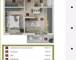 , 39m2 dans Chinteni