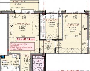 Appartement 2 chambres à vendre dans Floresti