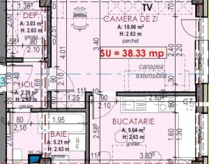 , 38.33m2 dans Floresti