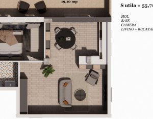 Appartement 2 chambres à vendre dans Cluj-napoca, zone Iris