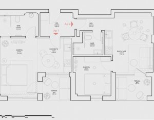 Appartement 2 chambres à vendre dans Cluj-napoca