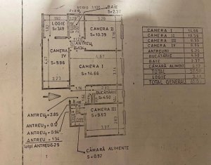 Appartement 4 chambres à vendre dans Cluj-napoca, zone Manastur