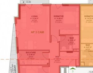 , 75m2 dans Cluj-napoca, zone Borhanci