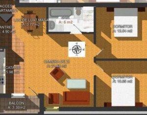 Lakás 3 szobák kiadó on Floresti