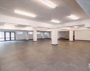 Spatiu de inchiriat la parter, 300 mp, open space, ultrainisat, 6 parcari