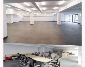 Spatiu de inchiriat la parter, 300 mp, open space, ultrainisat, 6 parcari