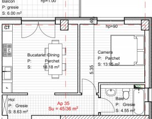 Lakás 2 szobák eladó on Cluj-napoca
