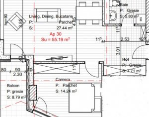 Lakás 2 szobák eladó on Cluj-napoca
