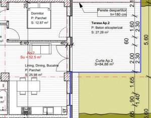 Lakás 2 szobák eladó on Cluj-napoca
