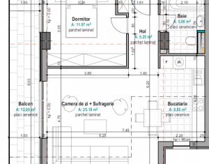 Lakás 2 szobák eladó on Cluj-napoca, Zóna Gheorgheni