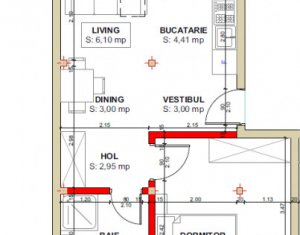 Lakás 2 szobák eladó on Cluj-napoca, Zóna Iris