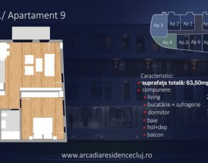 Lakás 2 szobák eladó on Cluj-napoca