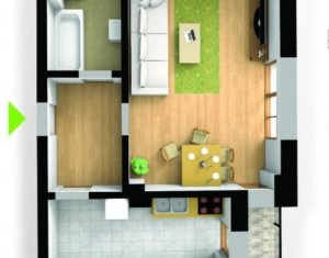Appartement 1 chambres à vendre dans Cluj-napoca, zone Gheorgheni