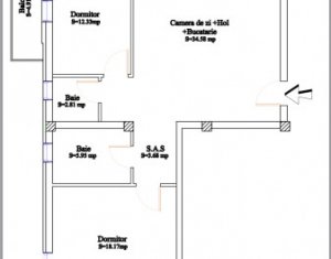 Appartement 3 chambres à louer dans Cluj-napoca