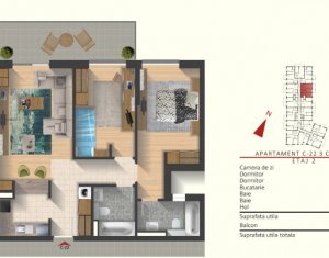 Appartement 3 chambres à vendre dans Cluj-napoca, zone Centru