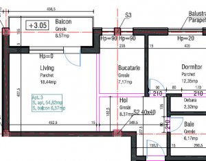 Lakás 2 szobák eladó on Cluj-napoca, Zóna Borhanci