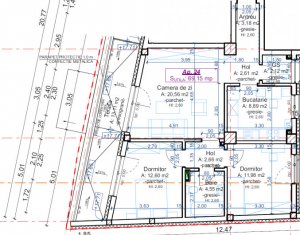 Lakás 3 szobák eladó on Cluj-napoca, Zóna Centru