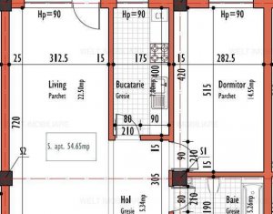 Appartement 2 chambres à vendre dans Cluj-napoca