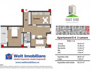 Appartement 2 chambres à vendre dans Cluj-napoca, zone Gheorgheni