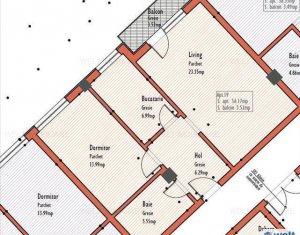 Lakás 2 szobák eladó on Cluj-napoca, Zóna Marasti