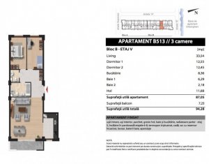 Lakás 3 szobák eladó on Cluj-napoca, Zóna Gheorgheni