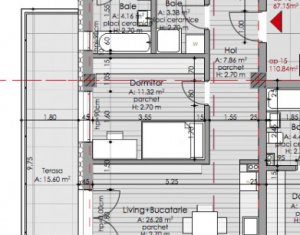 Lakás 3 szobák eladó on Cluj-napoca, Zóna Borhanci